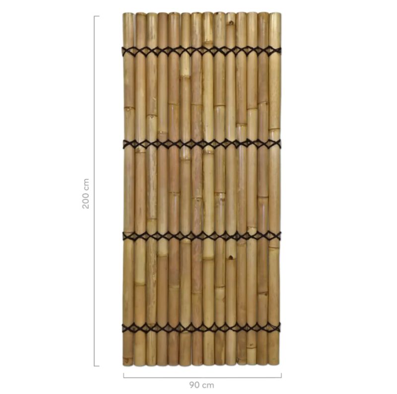 Bamboe schutting 2 meter hoog