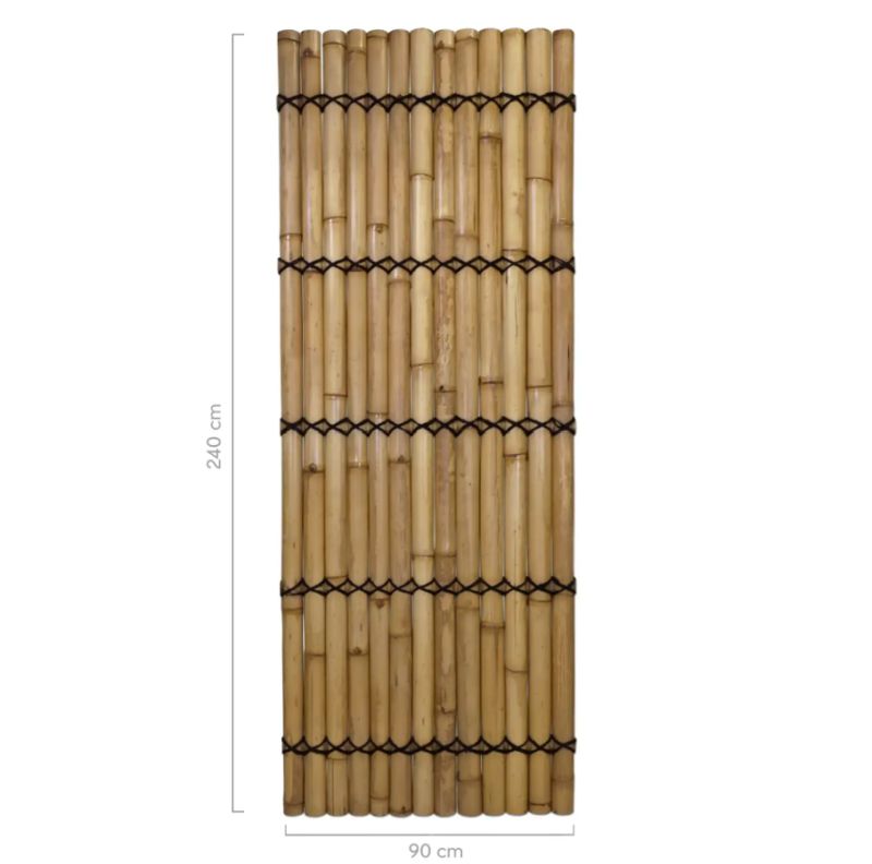 Bamboe schutting 240cm hoog