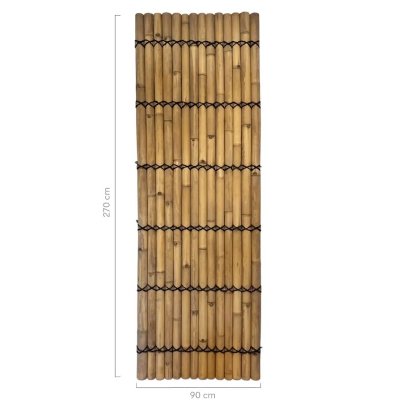 Bamboe schutting 270cm hoog