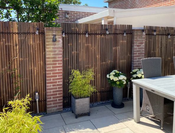 Goedkope bamboeschutting schermen